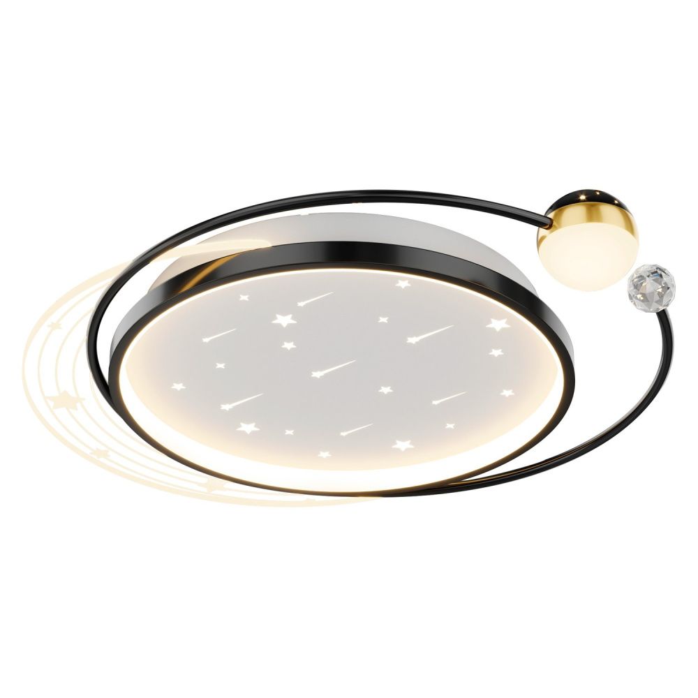 Светильник 50*60*10- см, *LED*68W, F-Promo Cruise 4742-5C, черный