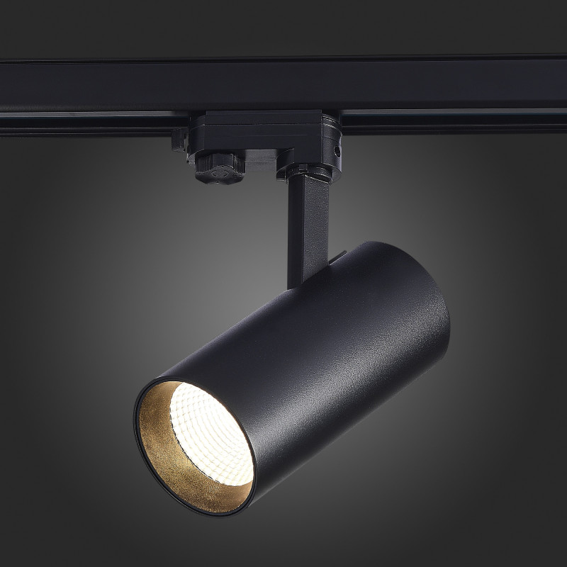 Трековый светильник 17*8 см, 30W 3000K ST LUCE Трехфазная трековая система ST661.436.30 Черный