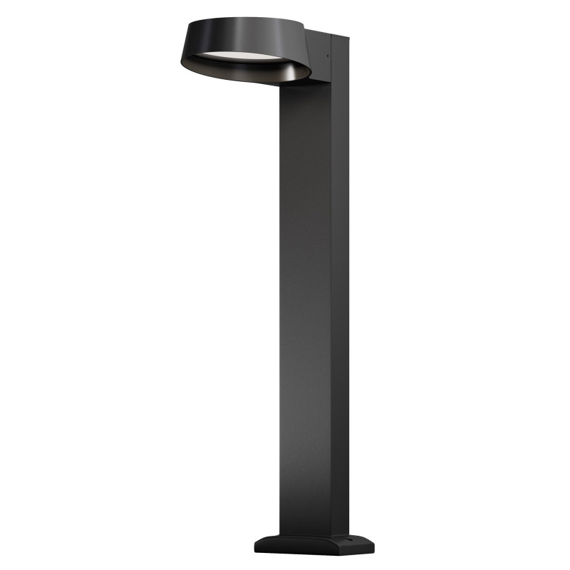 Садово-парковый светильник 23,8*16,2*65 см, LED, 12W, 3000К, Maytoni SHARE O443FL-L12GF3K серый