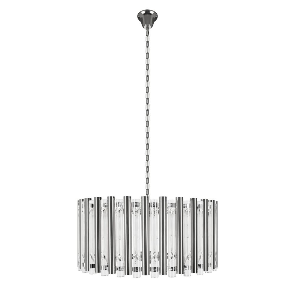 Подвесной светильник 55 см, Loft IT Boucle 10438/4, никель