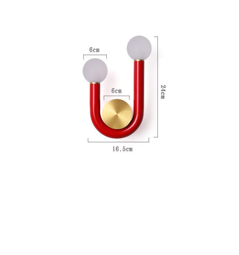 Бра Inodesign Bagge Red 40.2416