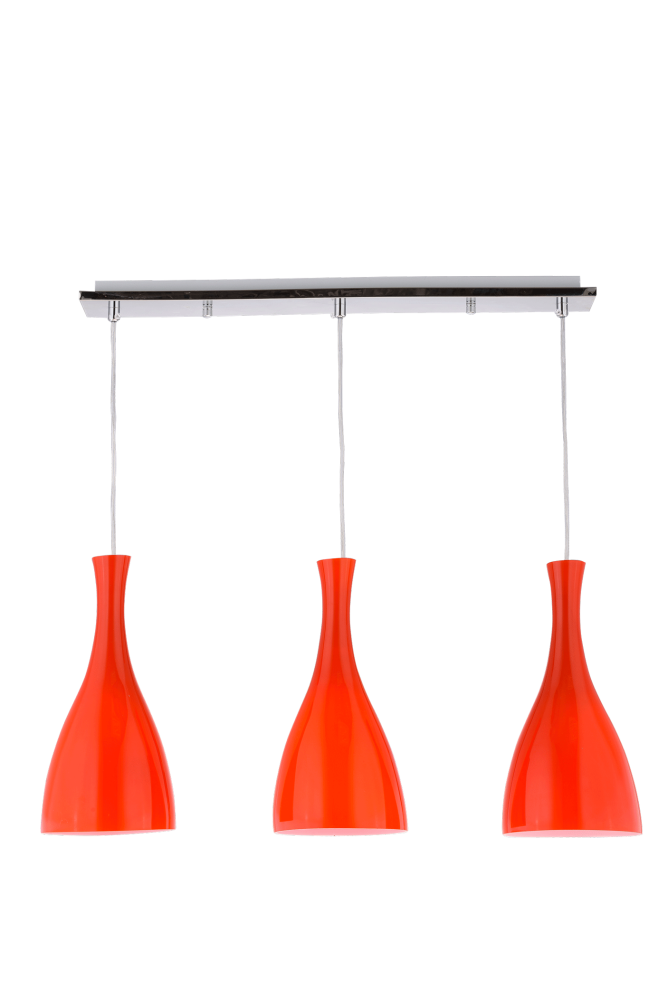 Люстра L550 x W150 x H1000, мм, 3*40W (120W), ORANGE (Оранжевый) Sfera Sveta 5063/3 ORANGE