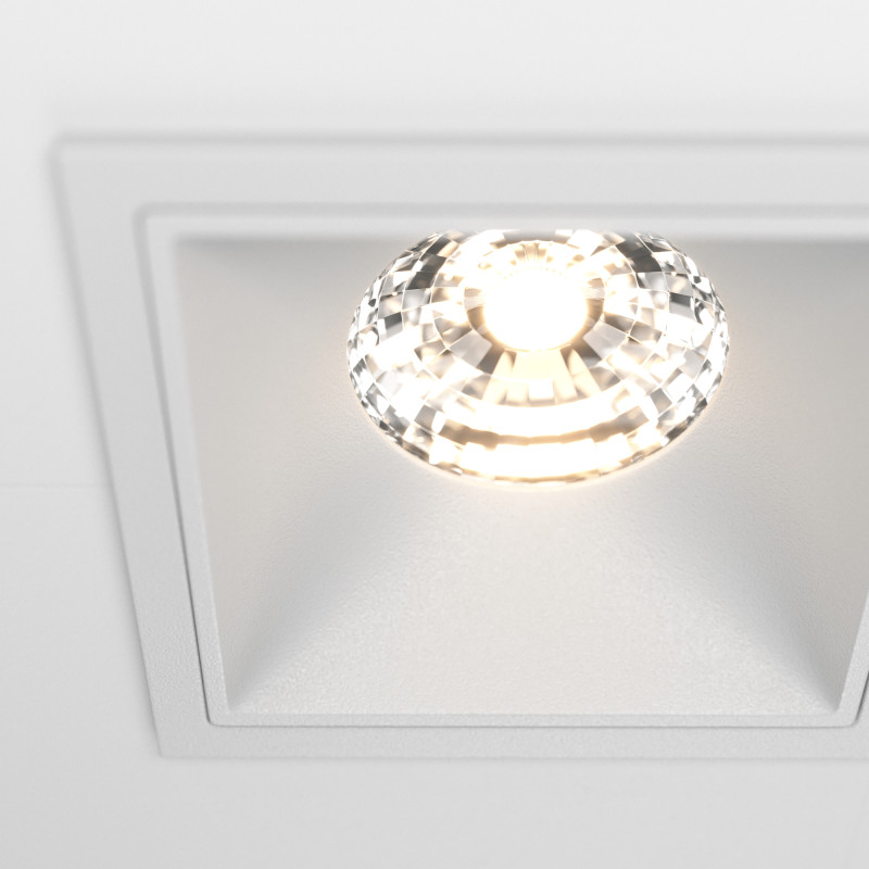 Светильник 17 см, 30W, 3000K, Technical DL043-02-15W3K-D-SQ-W, белый, 36°, Dim, Triac