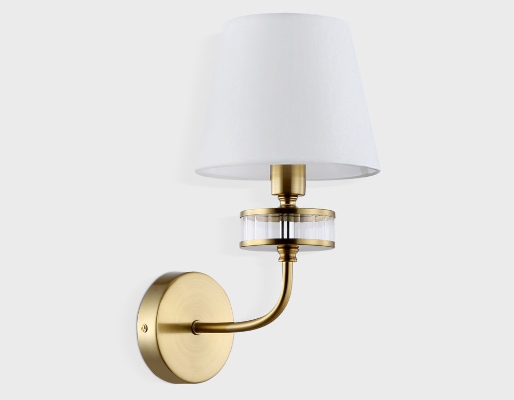 Бра с абажуром 21*16*31- см, 1*E14*40W, K, Ambrella Light High Light LH71255, латунь