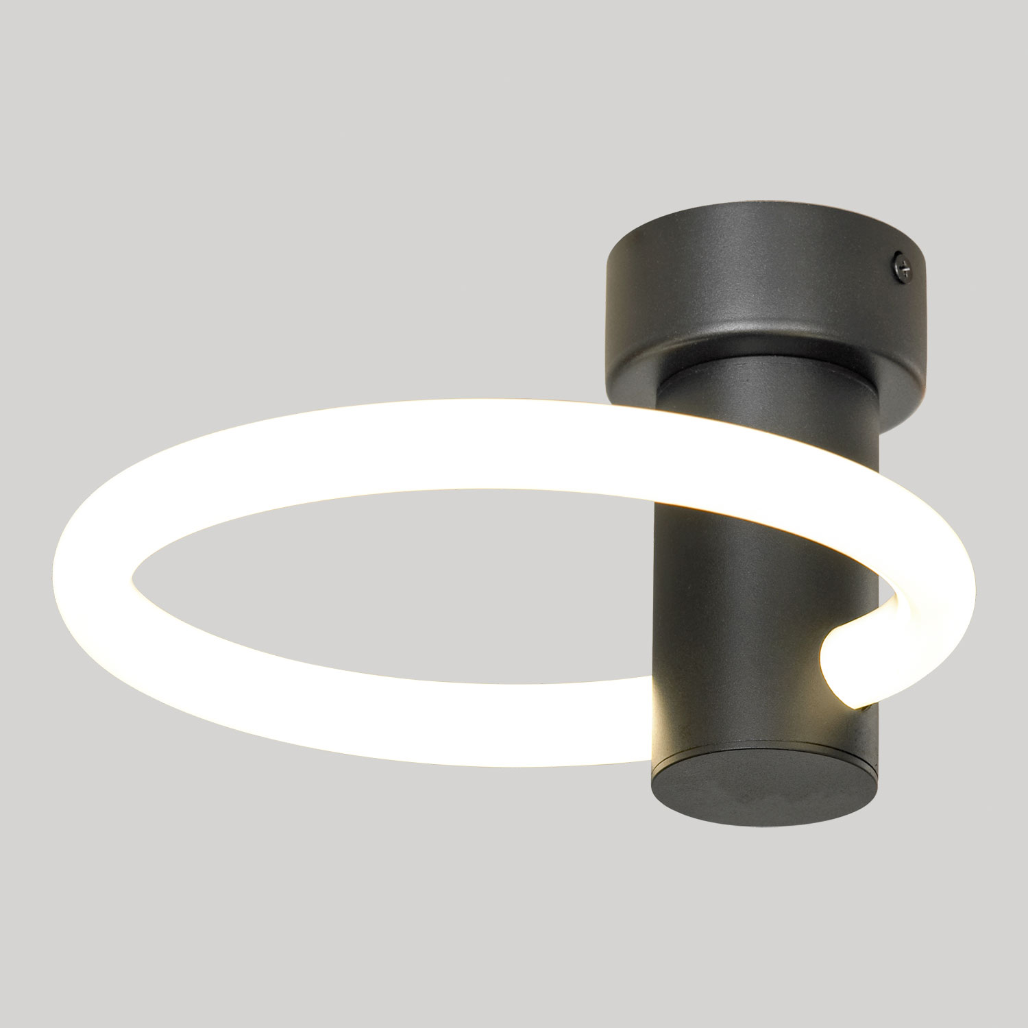 Бра настенное 22*23-23 см, 1*LED, 10W, 3000K, Lussole Lowell LSP-7364, черный