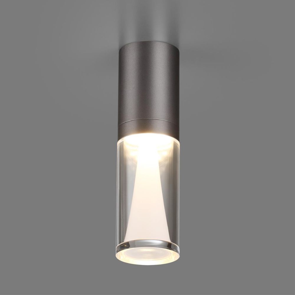 Светильник *5*16- см, 1*LED*5W, 3000K, Odeon Light Defance 7143/4CL, черный