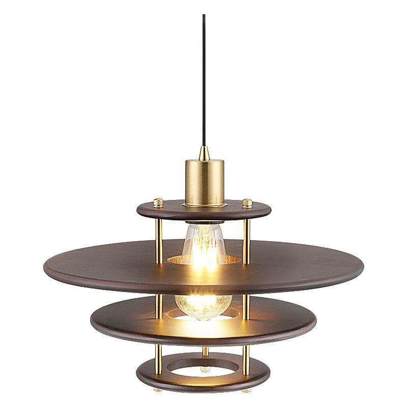 Светильник подвесной *25,5-200 см, 1*E27*7W, Lightera Simarron LE106L-35N, золотой