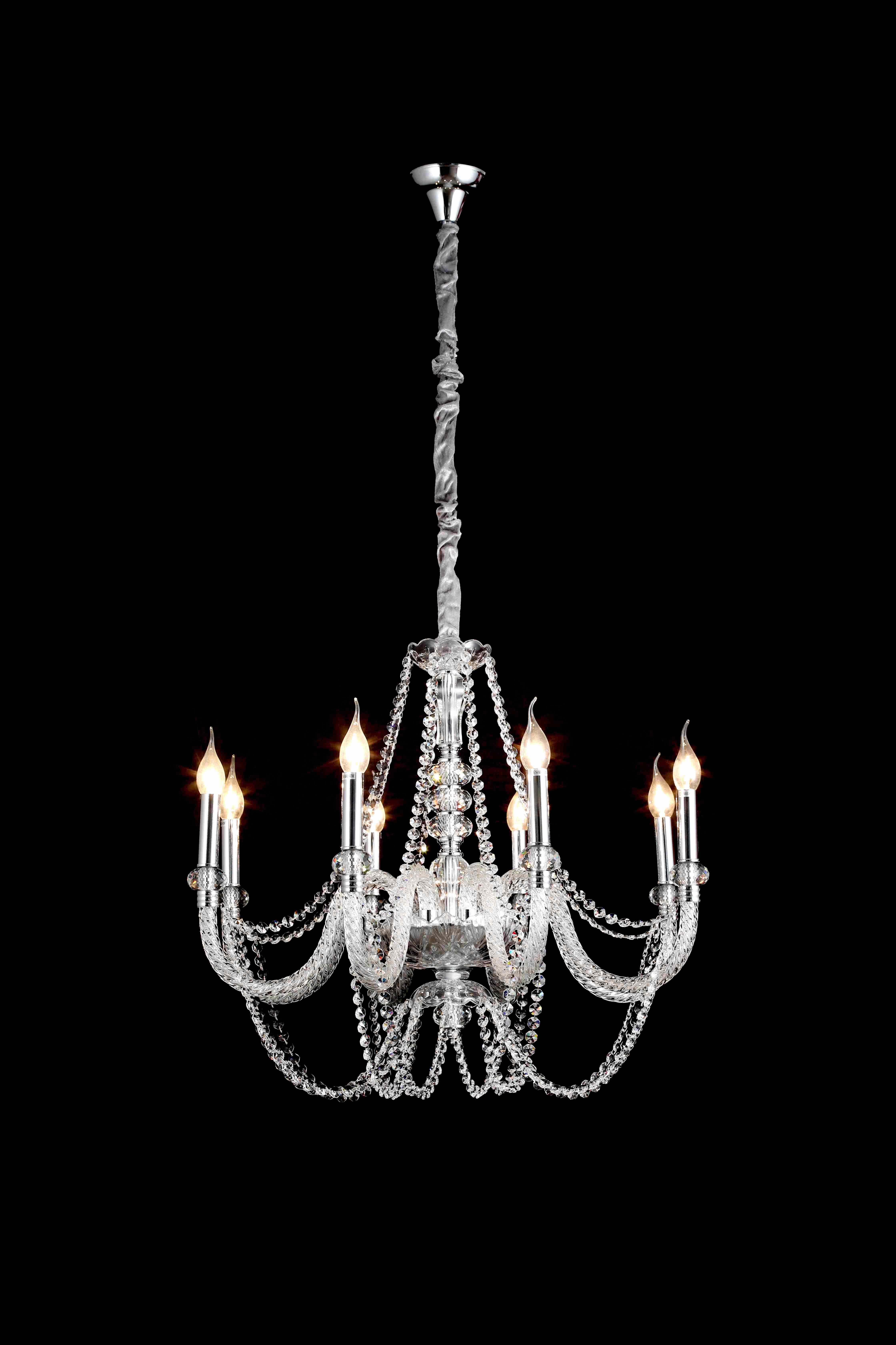 Люстра 670*650, 6*E14, 40W NewRgy Premium 8295/6CR CHROME, Хром