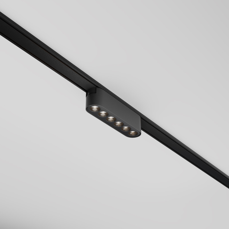 Трековый светильник 2,6*11,6*2,8 см, LED 6W, 4000К, Черный Maytoni Points TR082-1-6W4K-M-B