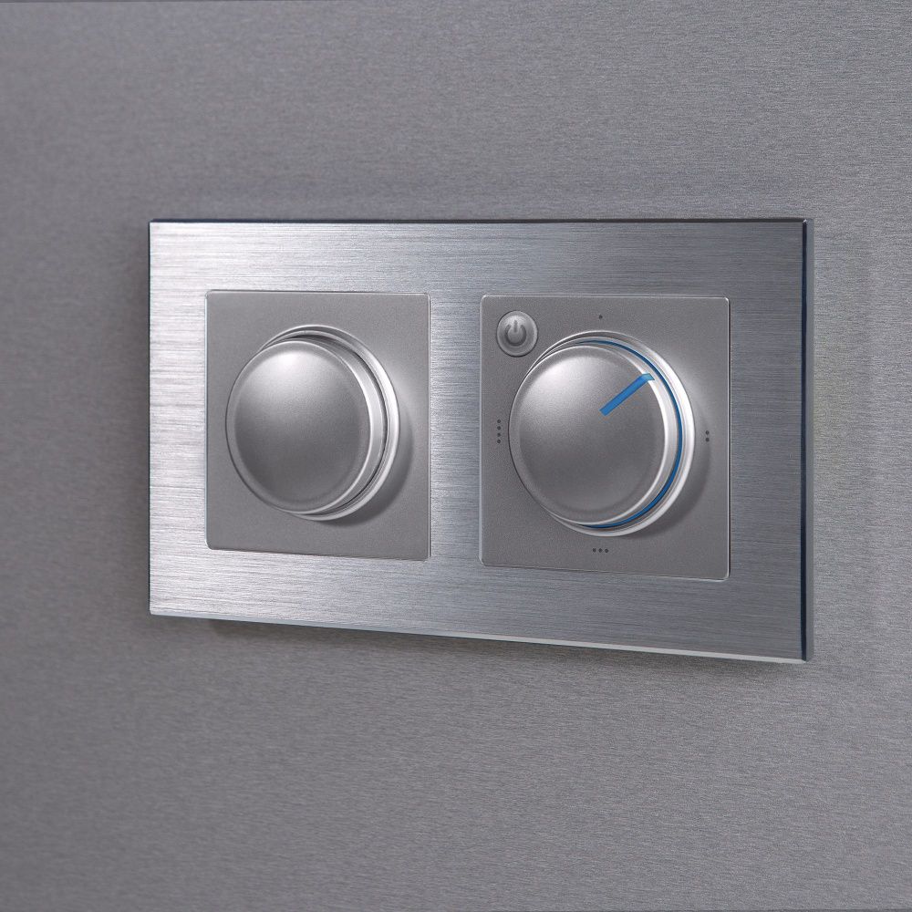 Рамка на 2 поста (алюминий) W0021706 Werkel 4690389158032