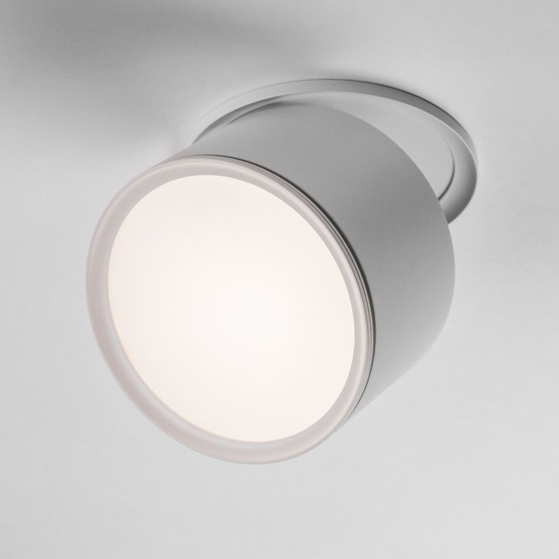 Спот *10*-6,4 см, *LED*12W, 3000/4000/6000K, Lightstar Acuto 215856, белый