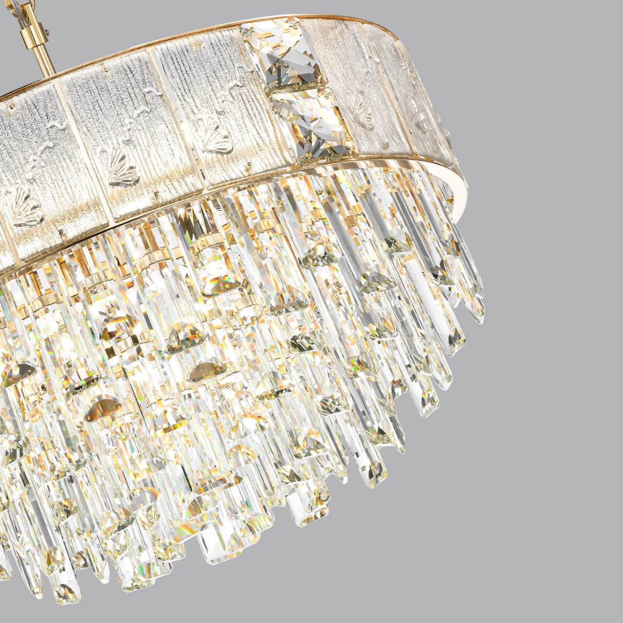 Люстра 50*50*160 см, 11 E14*40W, Odeon Light Fiesta, золотой 5070/11