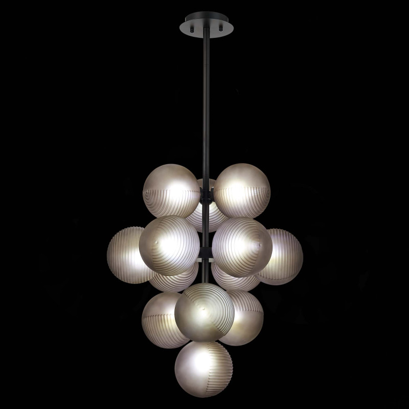 Люстра подвесная 50*96 см, 13 G9 5W, 4000K, Черный, St Luce Todo SL1184.403.13