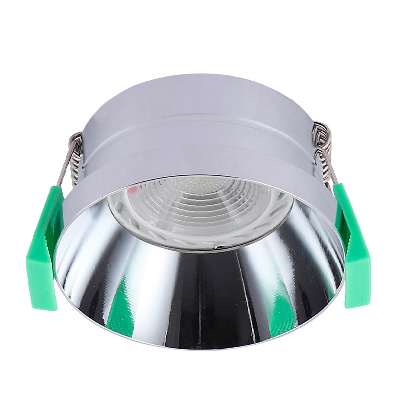 Светильник встраиваемый 7,2*3,5 см, 1*GU10*50W серебро Crystal Lux CLT 044C CH