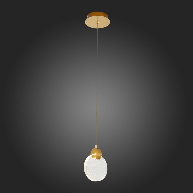 Подвес 13 см, 3W 3000K ST LUCE Montecelio SL6104.203.01 Золотистый