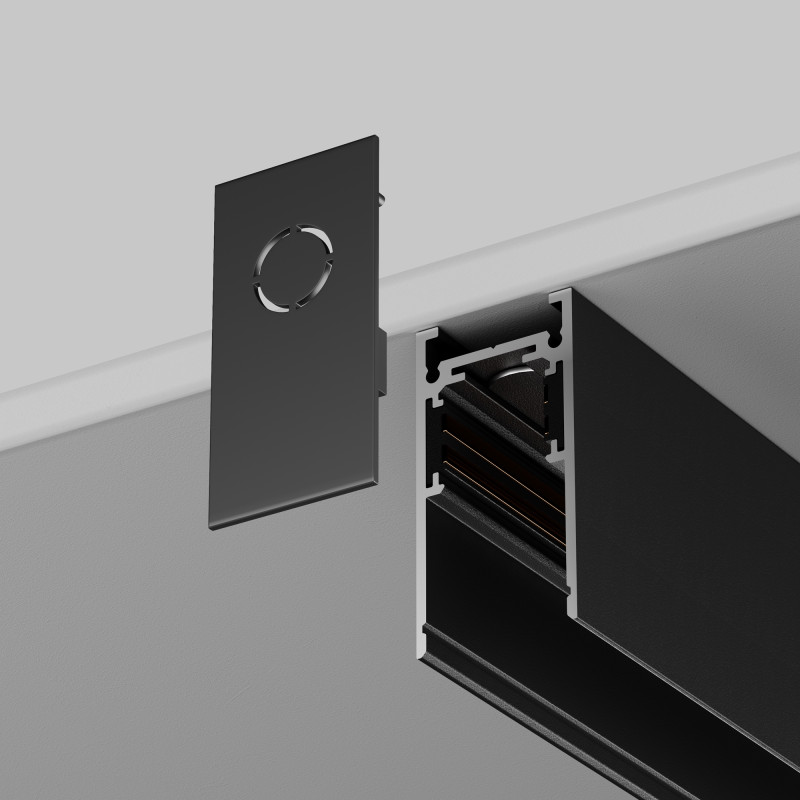 Заглушка Maytoni Technical Magnetic track system Exility TRA034EC-41B черный