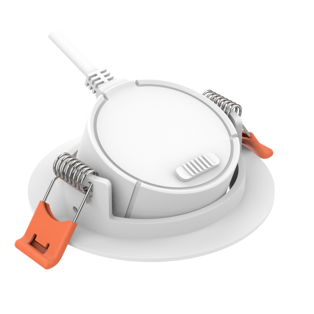 Светильник встраиваемый 0*0*2,9-2,9 см, вр 8 см, *LED*6W, 3000-5000K, Mantra Panama MAN8763, черный