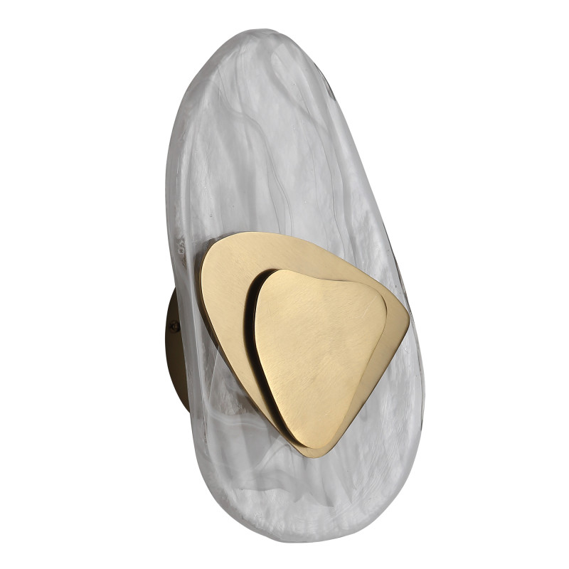 Светильник  настенный светодиодный MUSE 1*LED*7W 4000K ST LUCE SL6123.301.01 латунь