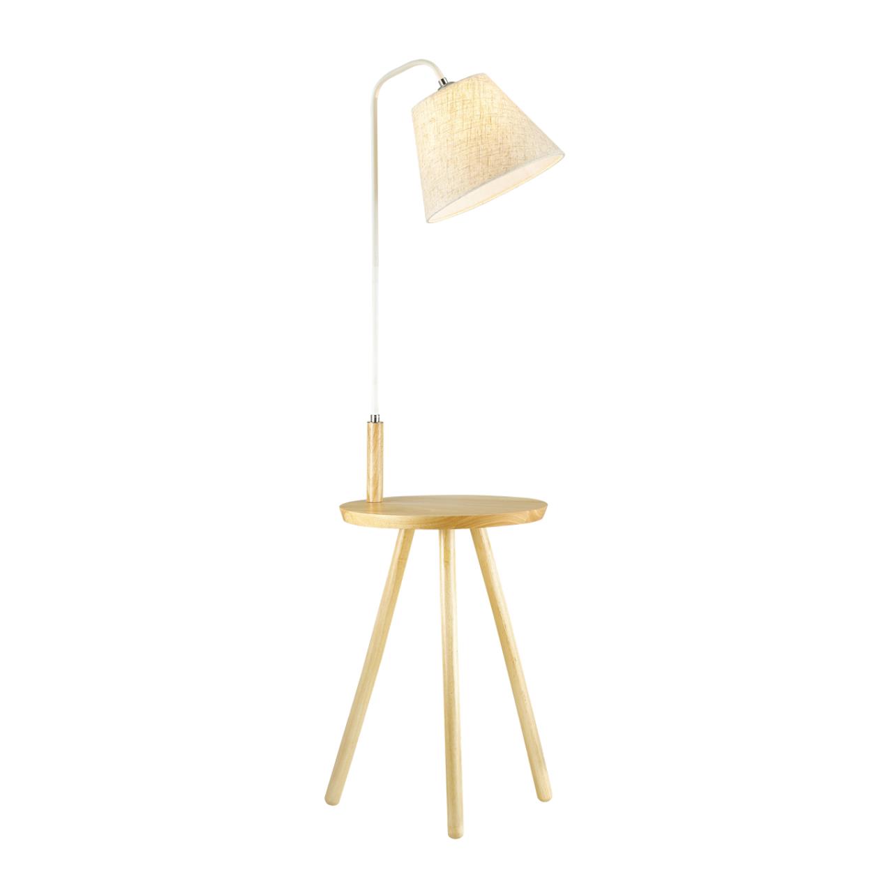 Торшер со столиком Odeon Light Kalda 4667/1F, бежевый