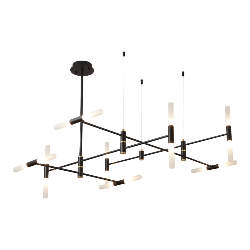 Светильник подвесной 110*130*120 см, 16*G9*5W 4000K ST LUCE Rimini SL1216.403.16 черный