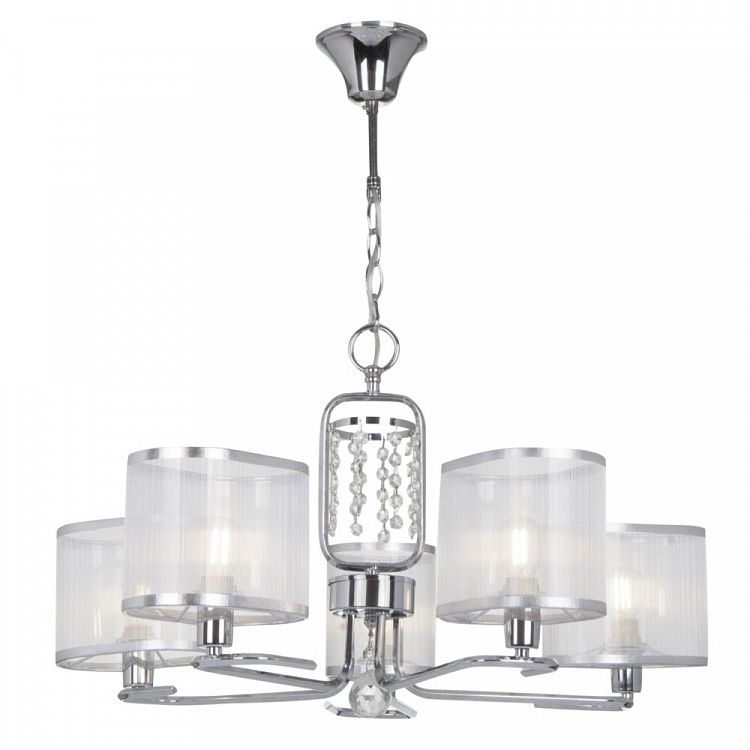Люстра Elin FR5016PL-05CH, диаметр 60 см, хром
