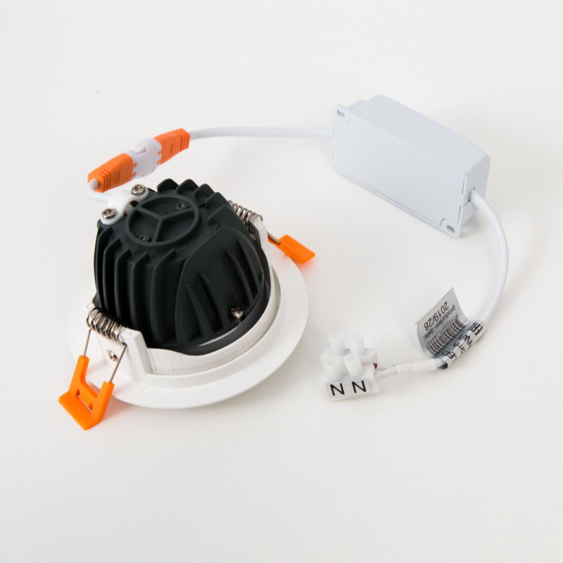 Встраиваемый светильник 9 см, 7W, 3500К Citilux Альфа CLD001NW0, белый