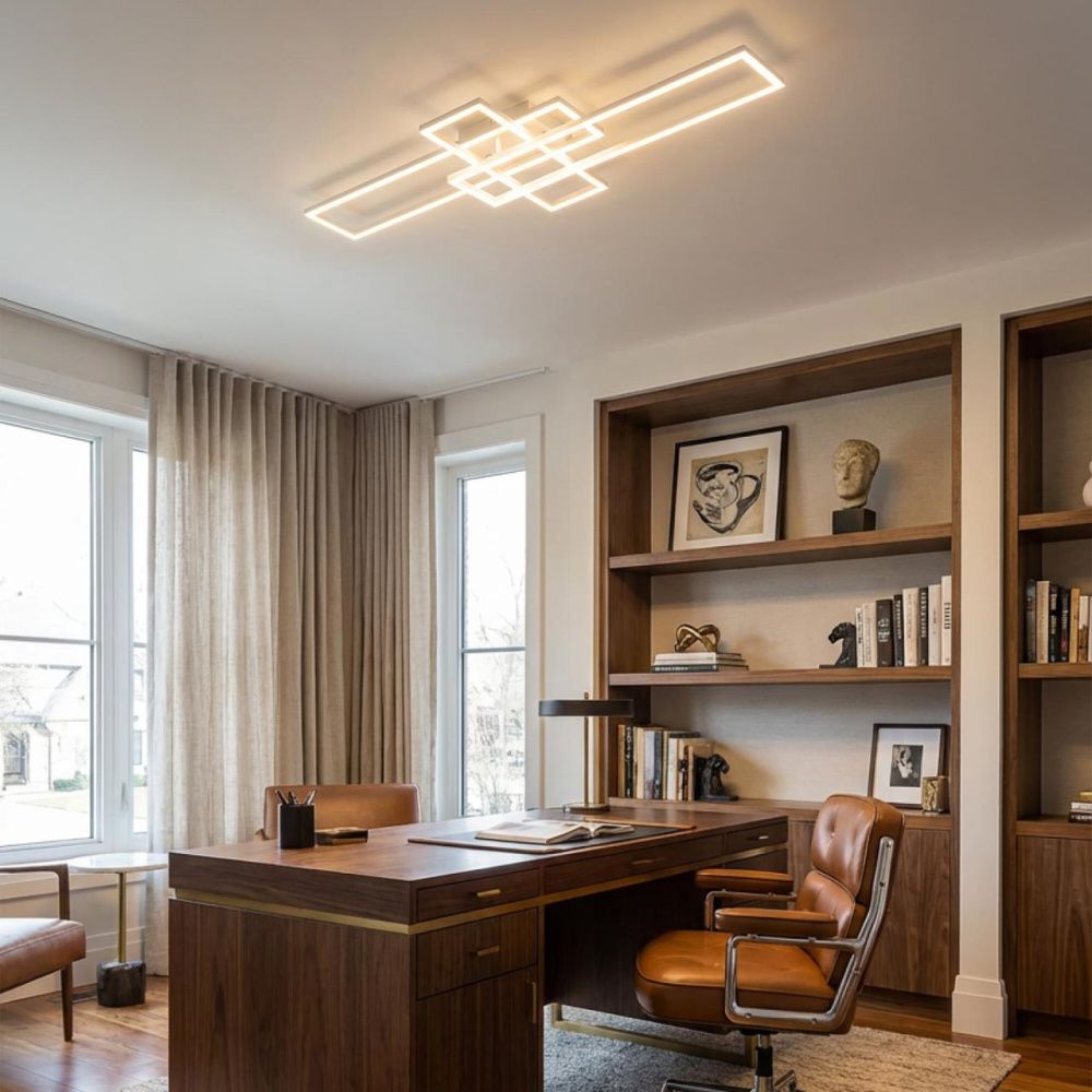 Светильник 94 см, 64W, 3000-5500K, Citilux KUBIT CL201130, белый