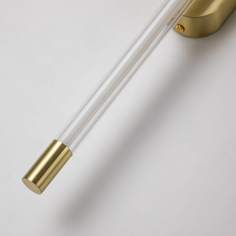 Бра Favourite Arrow 4049-1W, D60*W50*H600, каркас светильника цвета золота, рассеиватель из белого акрила