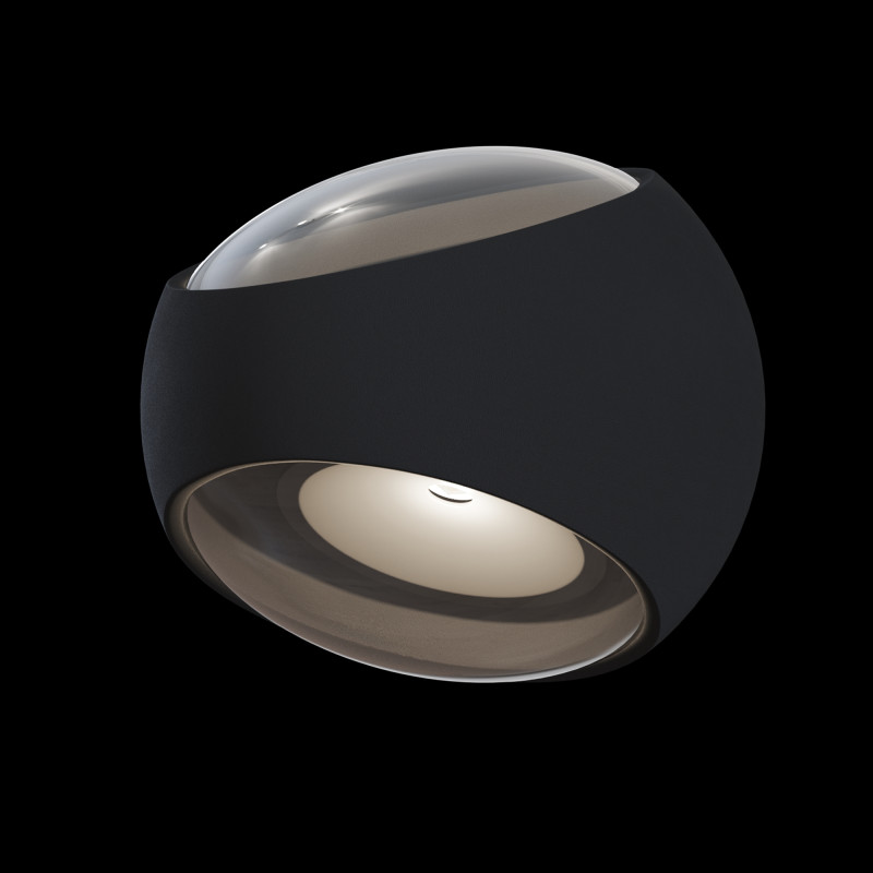 Настенный светильник Maytoni Stream O032WL-L6B3K, 6W LED, 3000K, черный