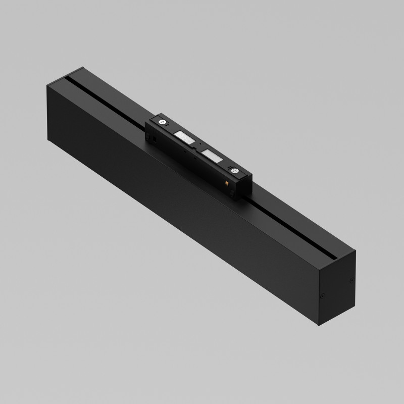 Светодиодный светильник 30 см, 12W, 3000K, Maytoni Technical Basis S35 TR012-2-12W3K-B, черный трековый