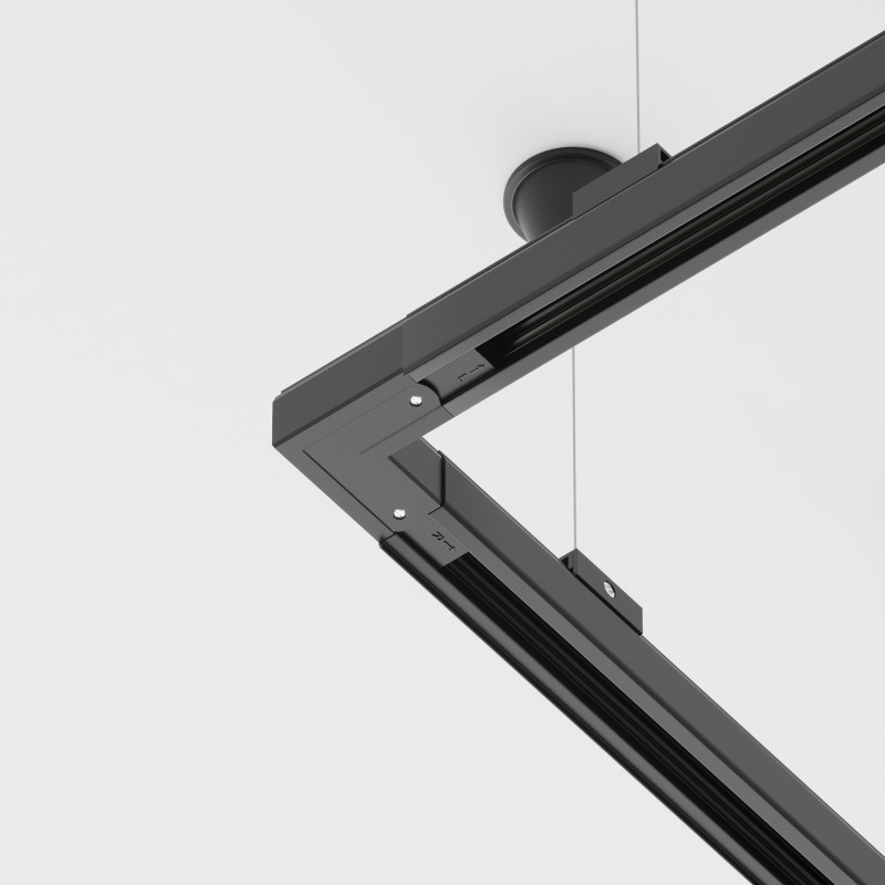 Коннектор для шинопровода Maytoni 3 phase track system TRA005CL-31B-L, черный