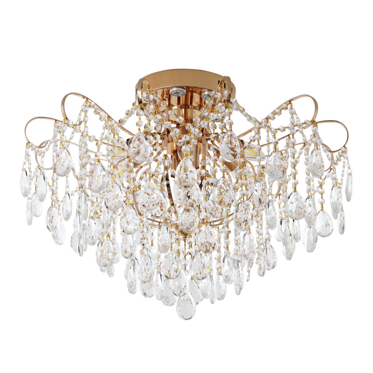 Люстра 70*70*52 см, Е14/LED 8x40+24W, Золото MODELUX ML.1702.8 GD