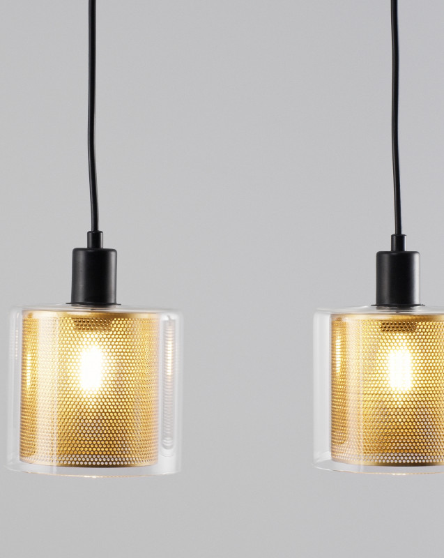 Подвесной светильник 59*13*120 см, E14 120 W, Moderli Brizzi V2872-3P Черный