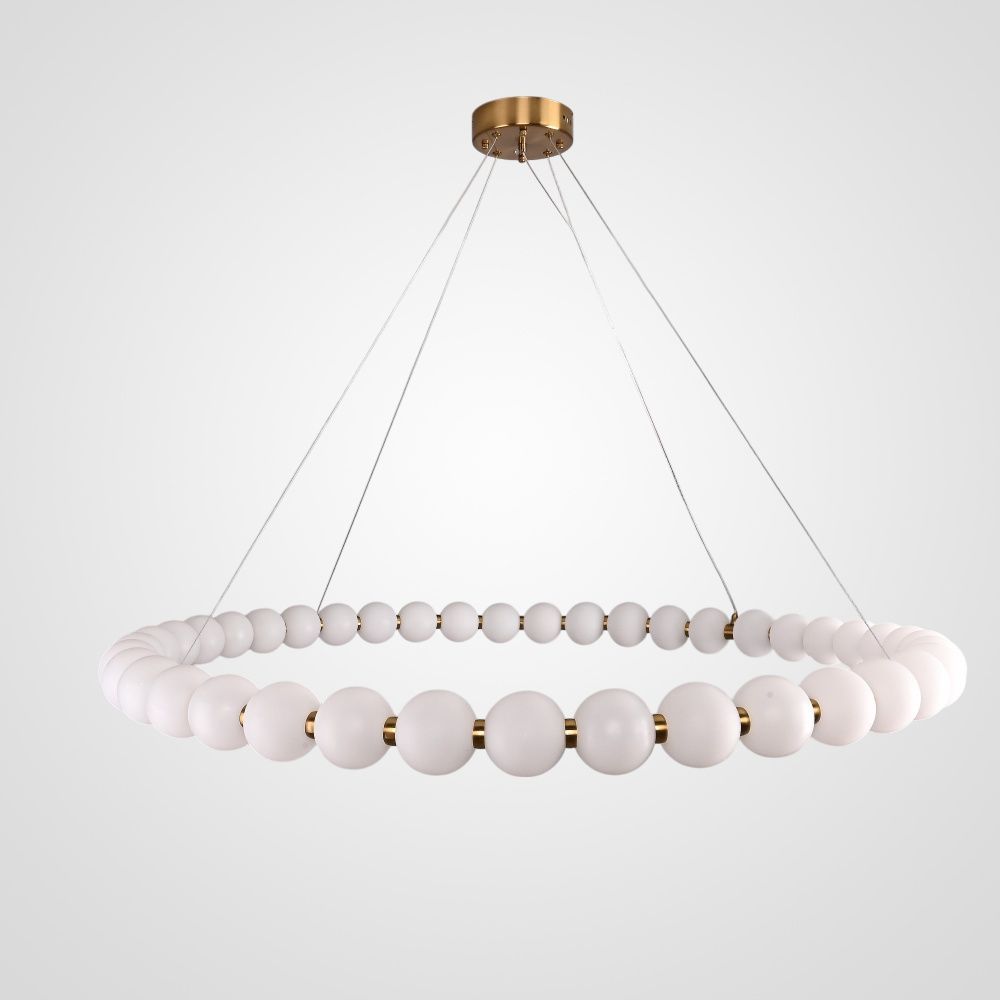 Кольцевая люстра CARA RING D118 118*118*138 см, 40*LED*2.5W, 4000K, ImperiumLoft cara-ring01, Латунь
