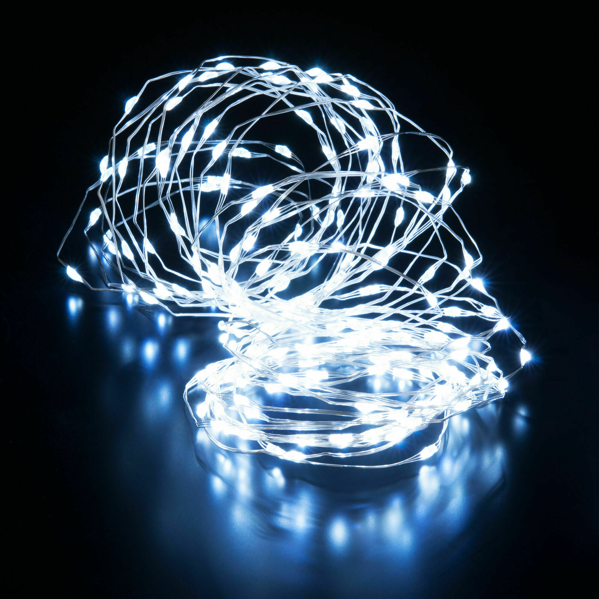 Гирлянда нить роса белый 10М IP20 Elektrostandard 400-009 белый 10 м IP20