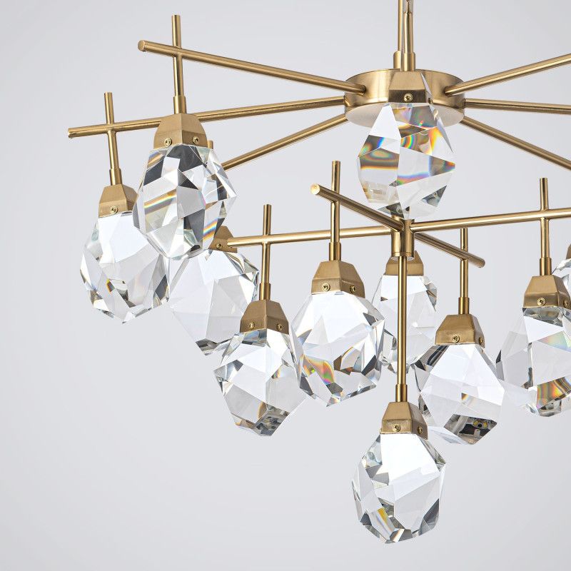 Подвесной светильник 75*75*87 см, LED 35W, 4000K, Латунь MODELUX ML.88972.13 BS