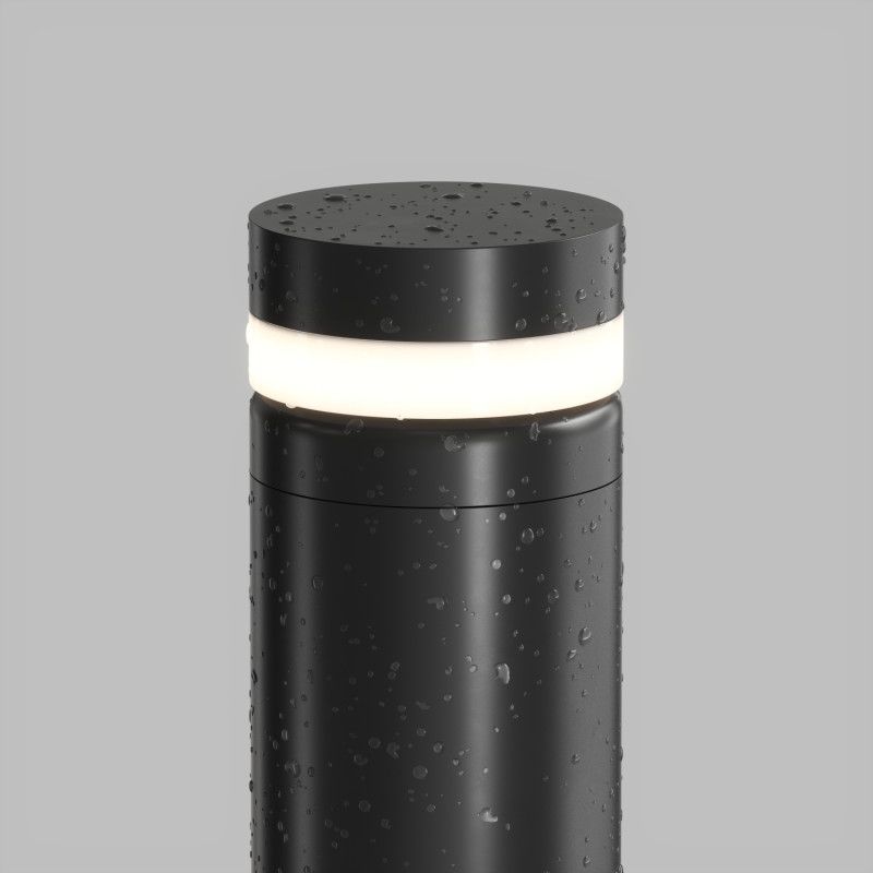 Садово-парковый светильник *12*65- см, *LED*12W, 3000K, Denkirs VEGA DK9816-BK, черный алюминий