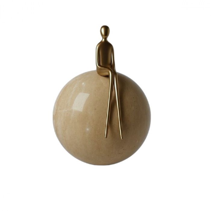 Настенный светильник 20 см, 5W, 3000K, Odeon Light CONFUCIUS 7011/5WLU, латунь