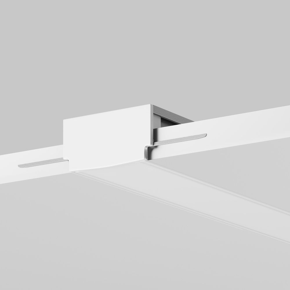 Алюминиевый профиль встраиваемый скрытого монтажа 61x14 (Серебро, 3 м), ALM-011-S-3M 636009, 300*6*1 см, Maytoni  636009, Серебро