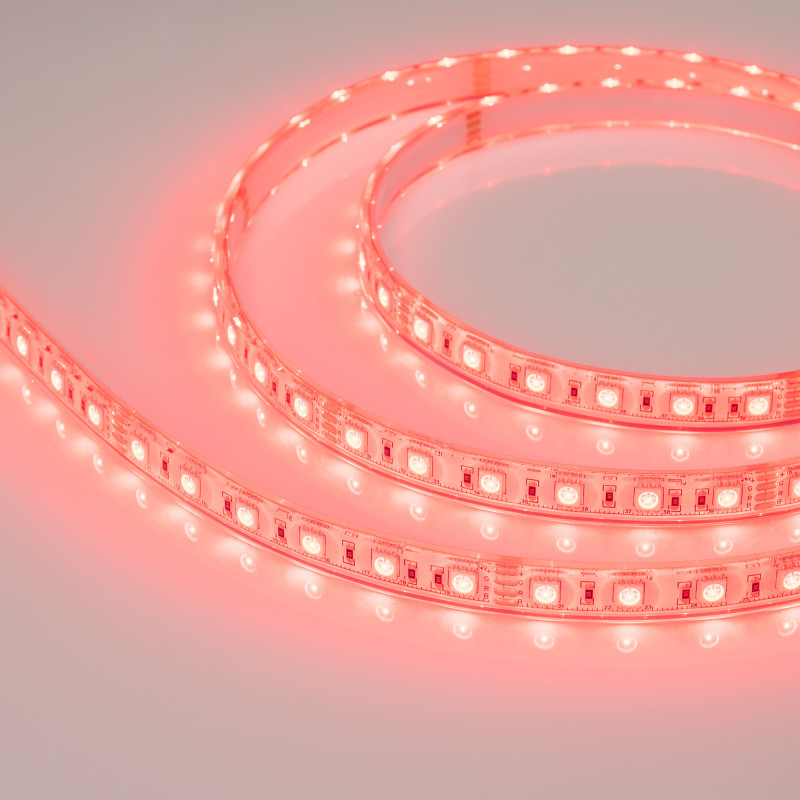Лента герметичная RTW-PU-B60-12.5mm 24V RGB (14.4 W/m, IP68, 5060, 5m), Arlight 029515(2). Цена указана за 5 метров. Продается кратно 5 метрам.