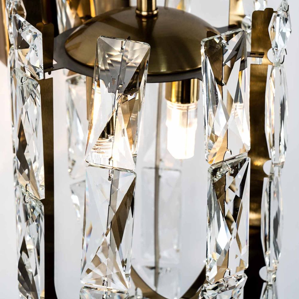 Настенный светильник 26,5*39*30 см, 2xG9 MODELUX ML.6621.02 BS латунь