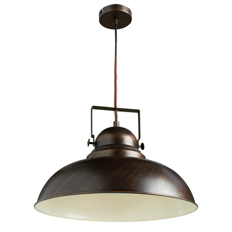 Подвесной светильник Arte Lamp A5213SP-1BR Martin коричневый Loft