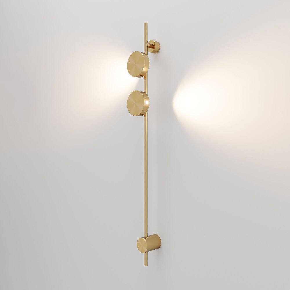 Светильник настенный светодиодный 97 см, 5W, 3000K, Elektrostandard Illume 3000K 40154/LED, латунь