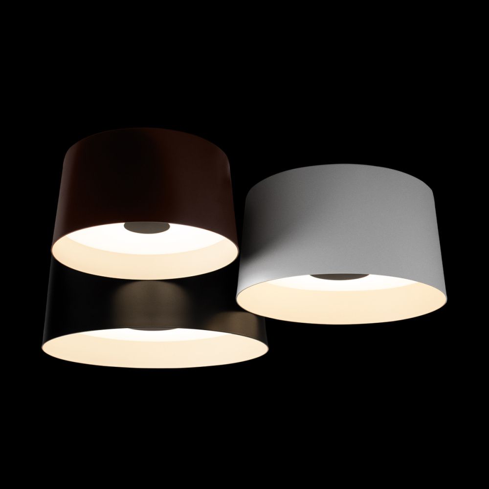 Светильник 55*43*18,5 см, 3*LED*35W, 4000K, Loft It Duo 10360/3, Черный, белый, красный