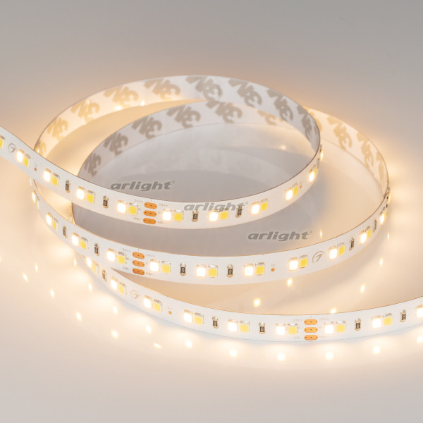 Лента RT-A140-10mm 24V White-MIX (19.2 W/m, IP20, 2835, 5m) (Arlight, Изменяемая ЦТ) 024508(2). Цена указана за 5 метров. Продается кратно 5 метрам.
