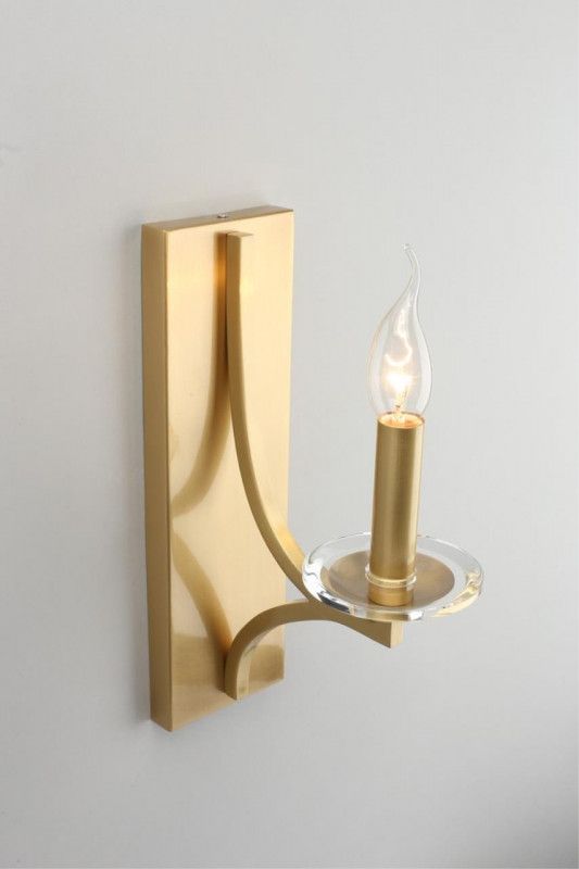Бра 20*10*32 см, 1*E14, 40W, Aployt Wikta APL.805.01.01, латунный
