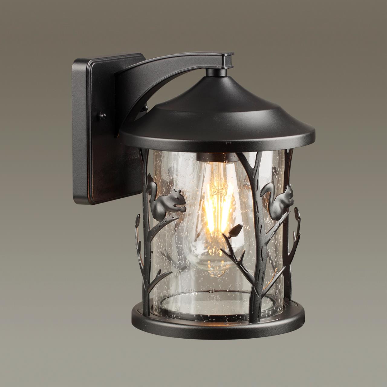 Уличный настенный светильник Odeon Light Cuita 4963/1W, черный