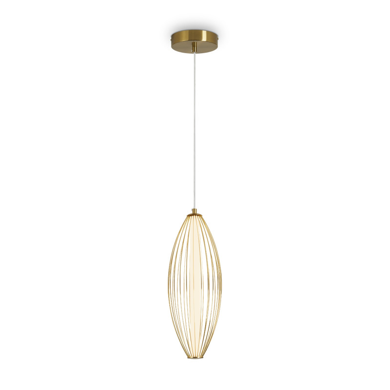 Светильник 18 см, 13W, 3000K, Freya Sabi FR6131PL-L24BS, латунь