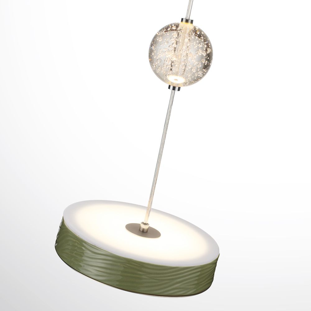 Светильник 22 см, 32W, 2000-4000K, Odeon Light 5451/32LA, никель