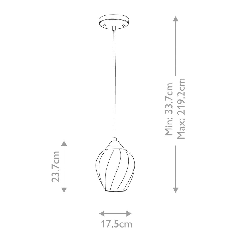 Подвесной светильник  Elstead Lighting, Арт. TIBER-P-CLEAR
